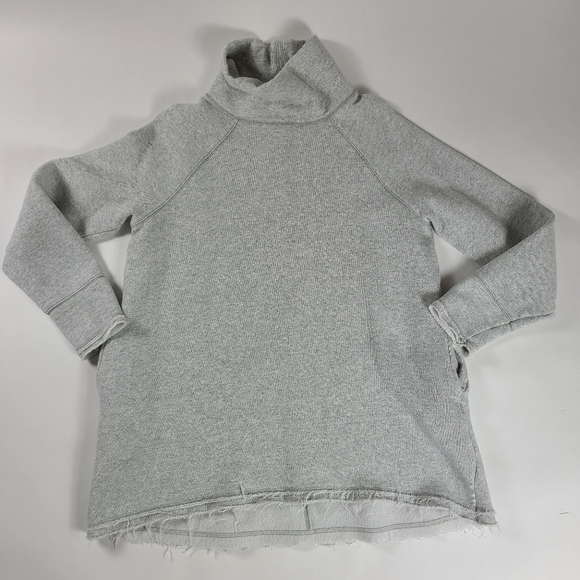 turtleneck tunic sweatshirt